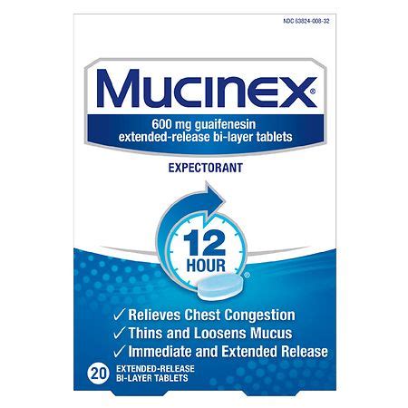 mucinex plain|walgreens brand of mucinex.